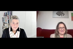 Interview von Dr. Eva Kinast mit Angela Weinberger beim Red Couch Talk über Coaching und die VERMEULEN® Methode - News | DR. EVA KINAST® - Kaderschmiede für Führungskräfte & Coaches