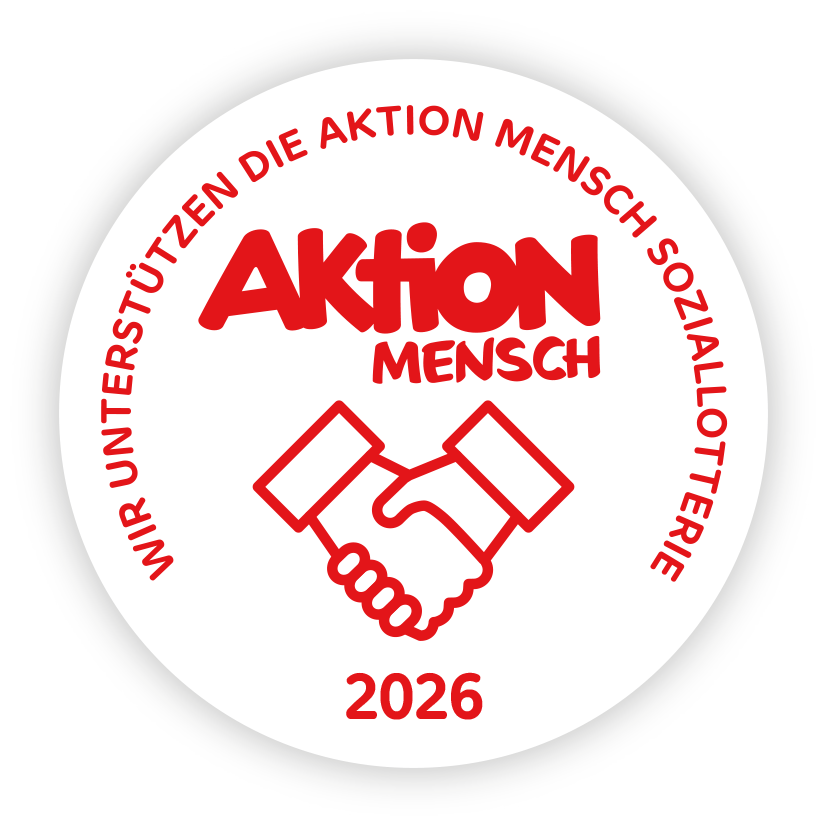 Siegel der Aktion Mensch für 2026